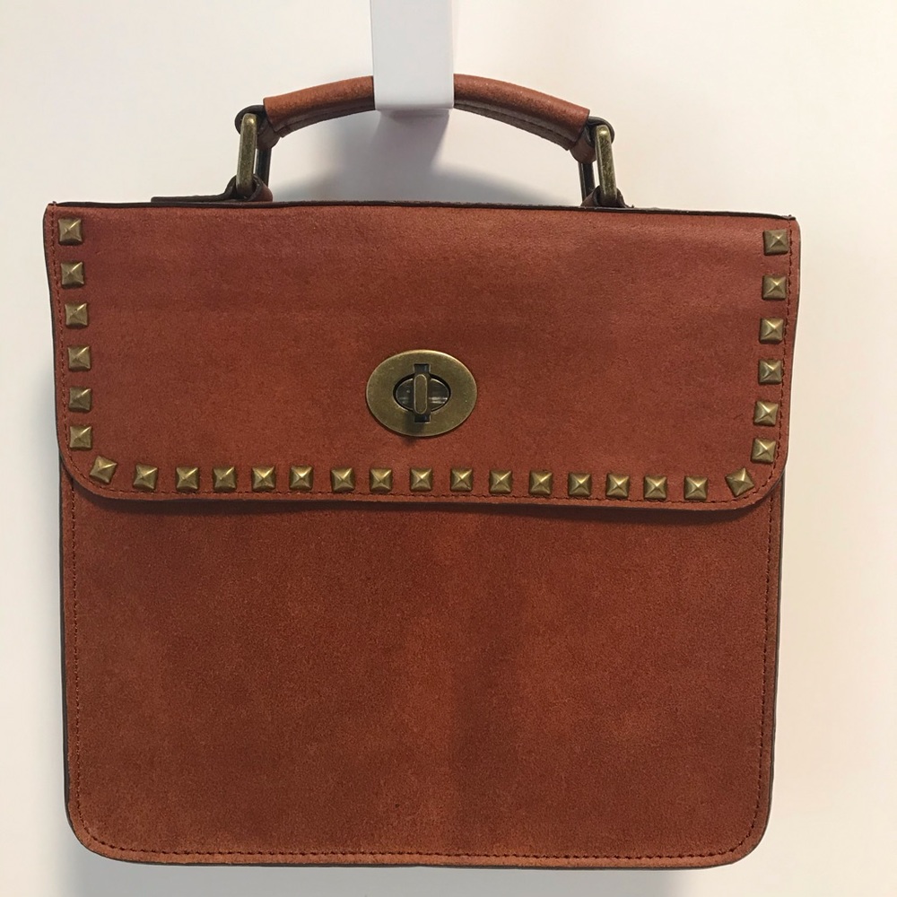 Most Wanted USA red mahogany saddle bag